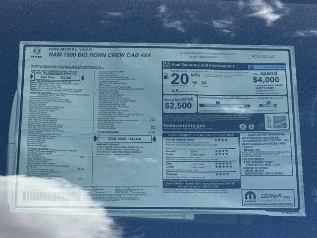 New 2026 RAM 1500 4x4 Crew Cab image 30