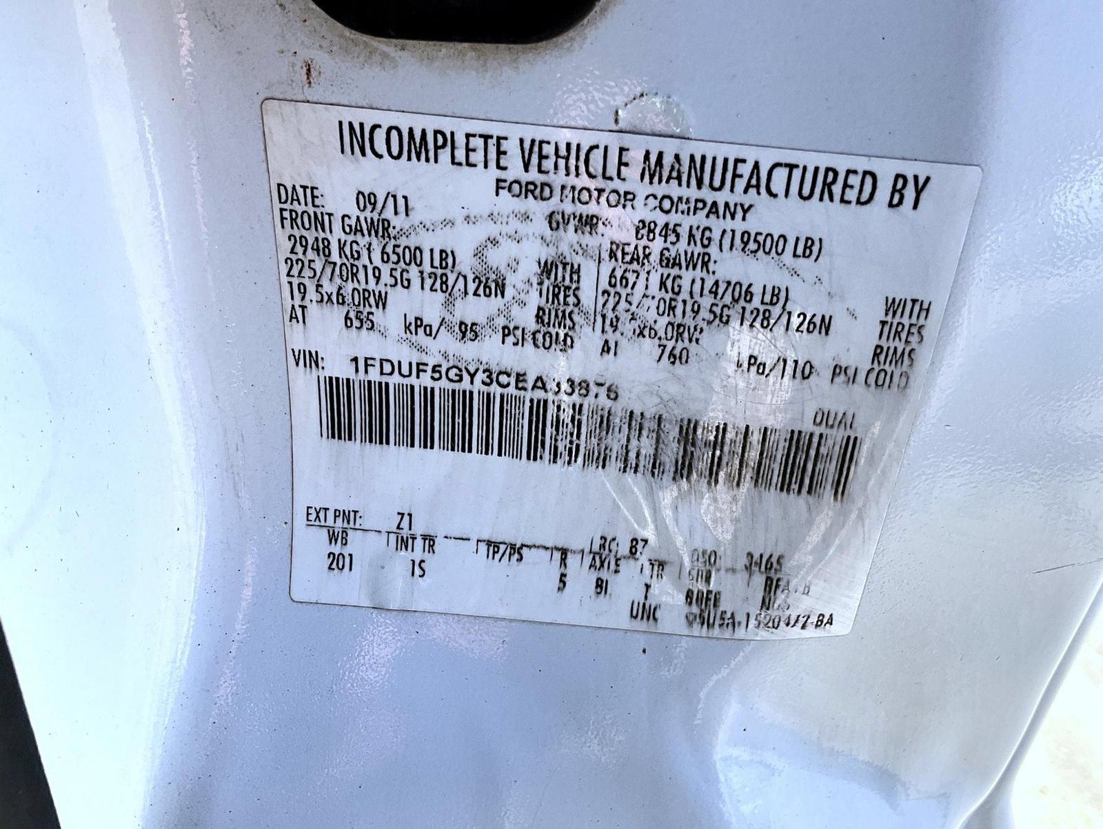 Used 2012 Ford F550 2WD Regular Cab Super Duty w/ Payload Upgrade Pkg image 24
