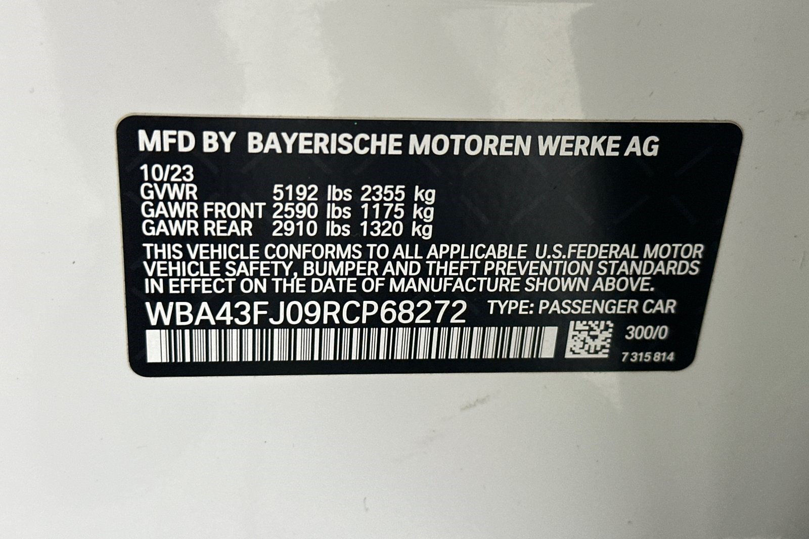 Certified 2024 BMW 530i w/ M Sport Package RWD image 29