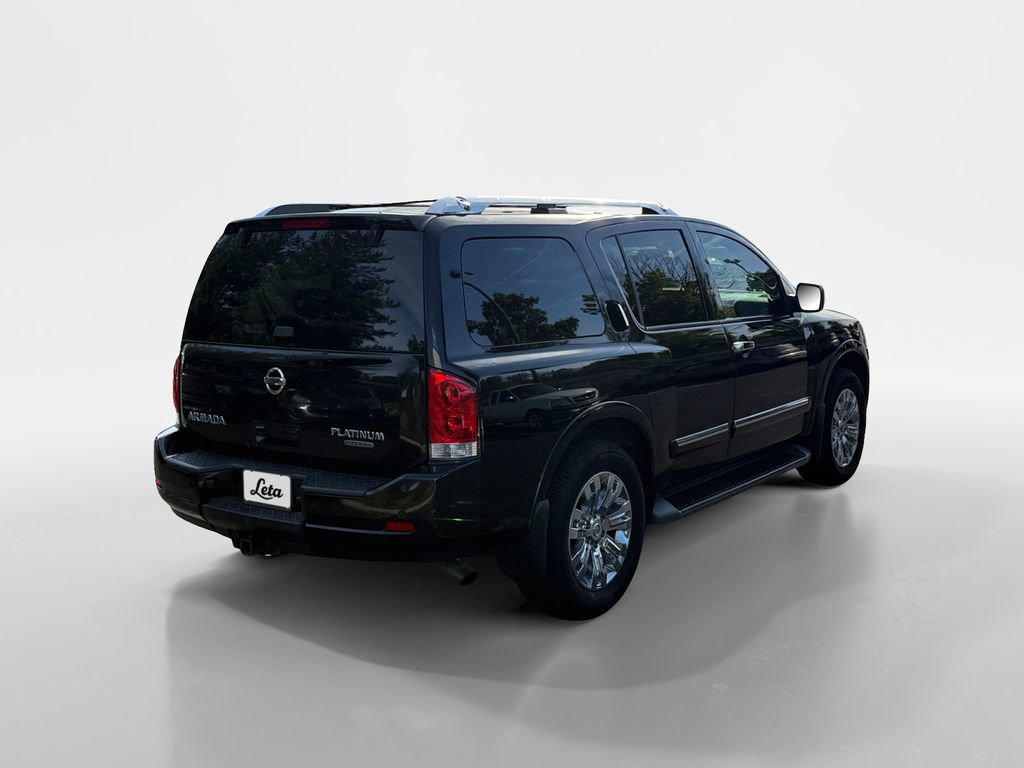 Used 2015 Nissan Armada Platinum w/ 2nd Row Captain Seat Package AWD/4WD image 4