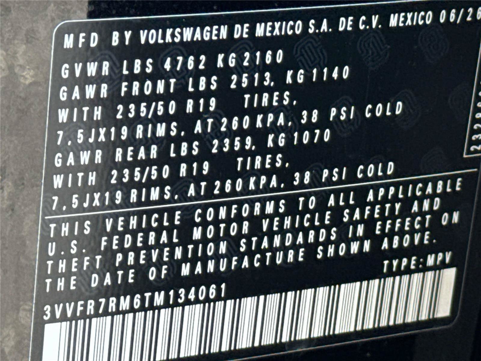 New 2026 Volkswagen Tiguan SE FWD image 30