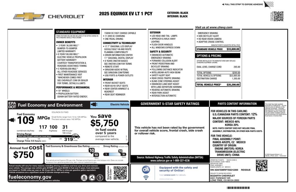 Used 2025 Chevrolet Equinox EV LT FWD image 4