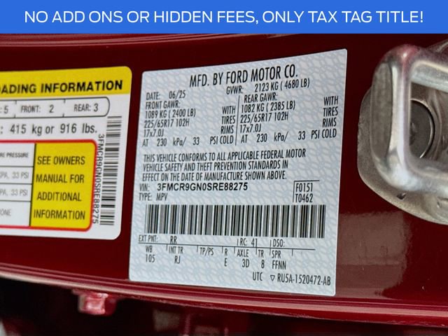 New 2025 Ford Bronco Sport Heritage w/ Convenience Package image 31