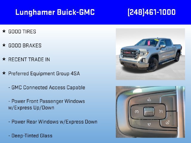 Used 2021 GMC Sierra 1500 SLT w/ SLT Convenience Package AWD/4WD image 6
