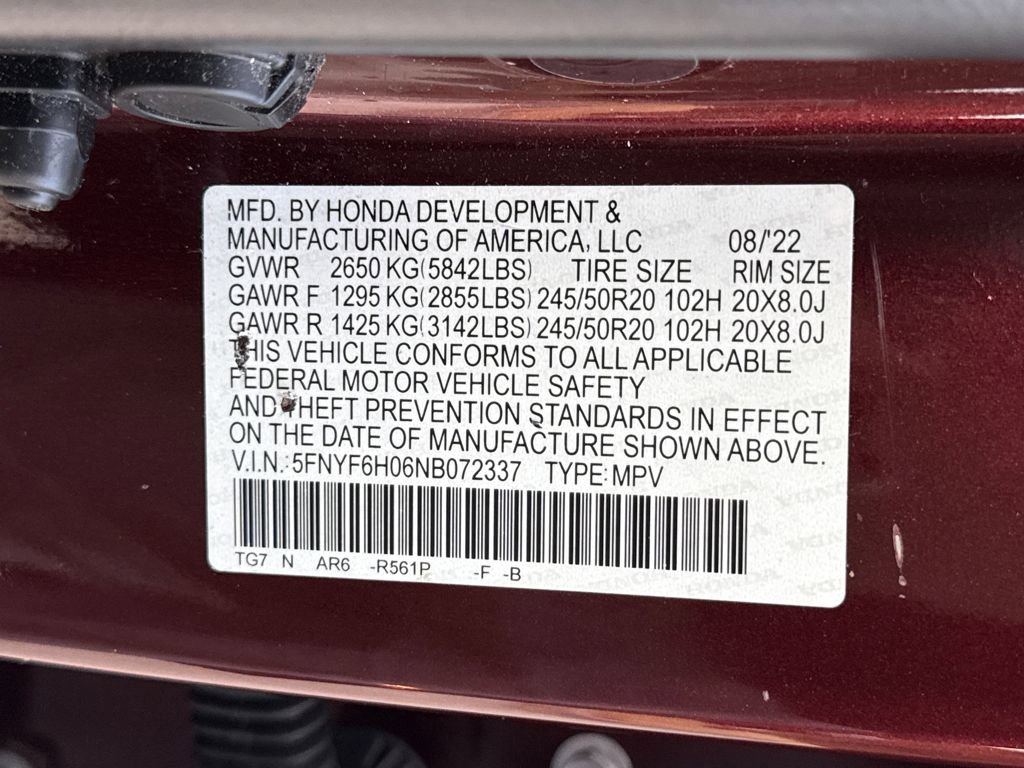 Used 2022 Honda Pilot Elite image 30