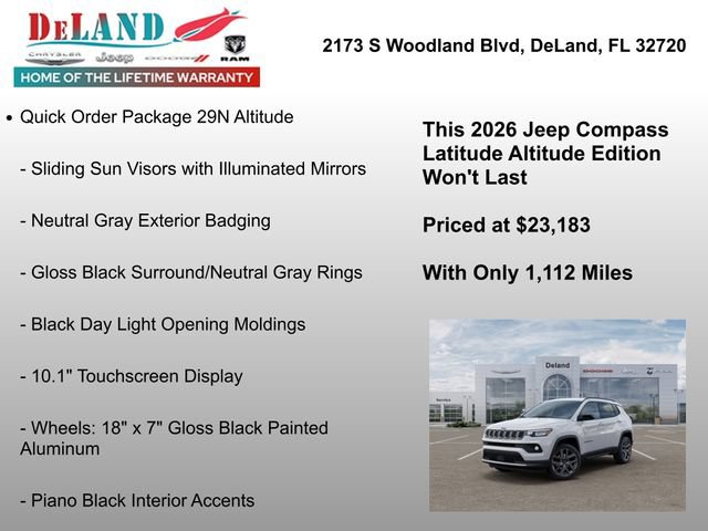 New 2026 Jeep Compass Latitude AWD/4WD image 6