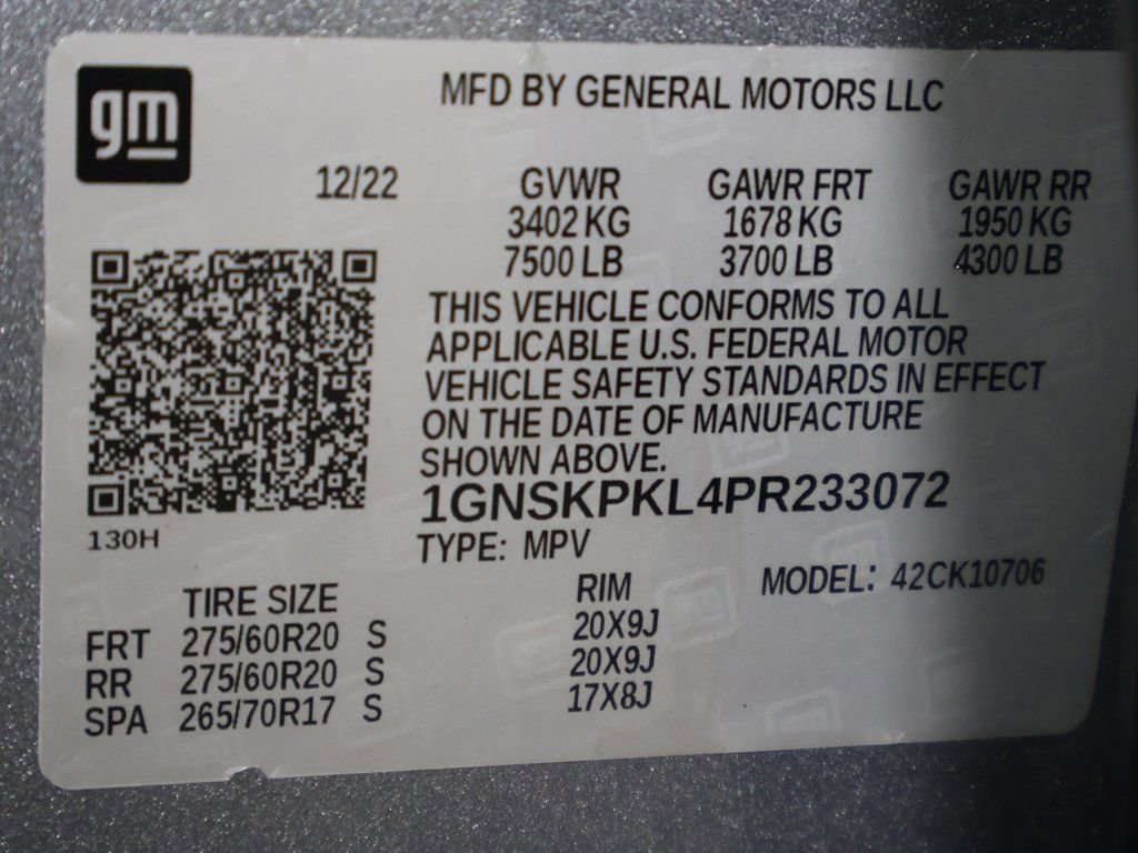 Used 2023 Chevrolet Tahoe Z71 w/ Z71 Off-Road Package image 51