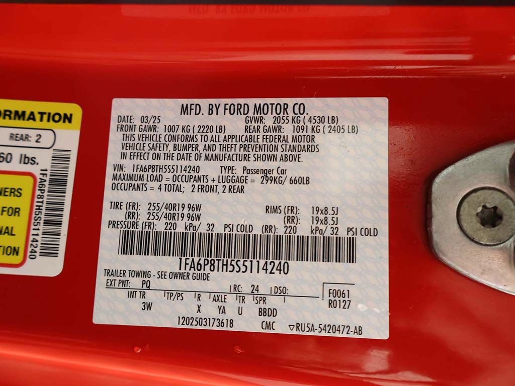 Used 2025 Ford Mustang Premium w/ Mustang Nite Pony Package RWD image 51