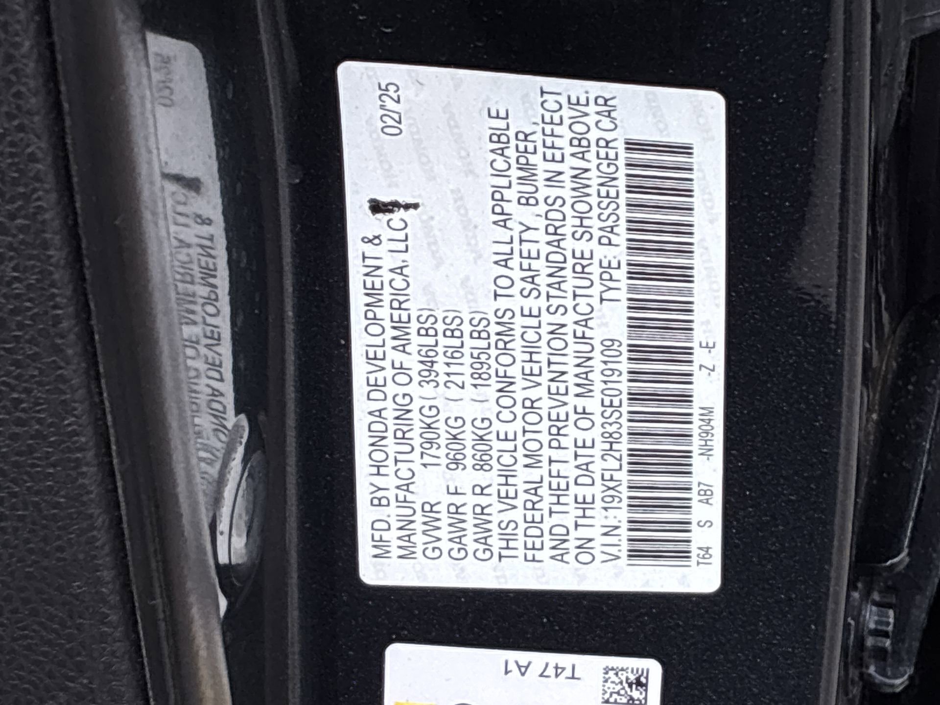 Certified 2025 Honda Civic Sport image 37