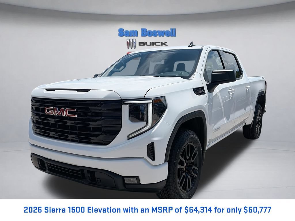 New 2026 GMC Sierra 1500 Elevation w/ X31 Off-Road Package AWD/4WD image 1