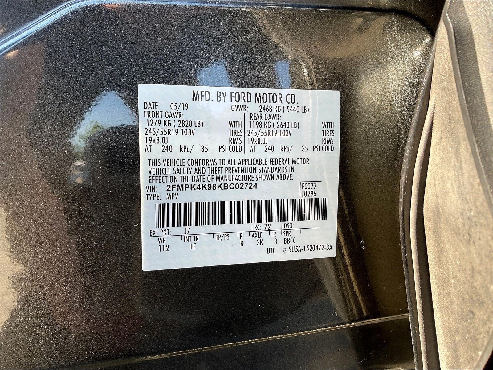 Used 2019 Ford Edge Titanium AWD/4WD image 18