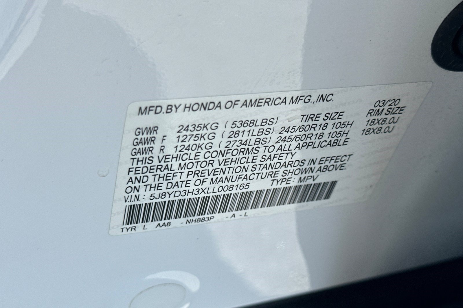 Used 2020 Acura MDX FWD image 39