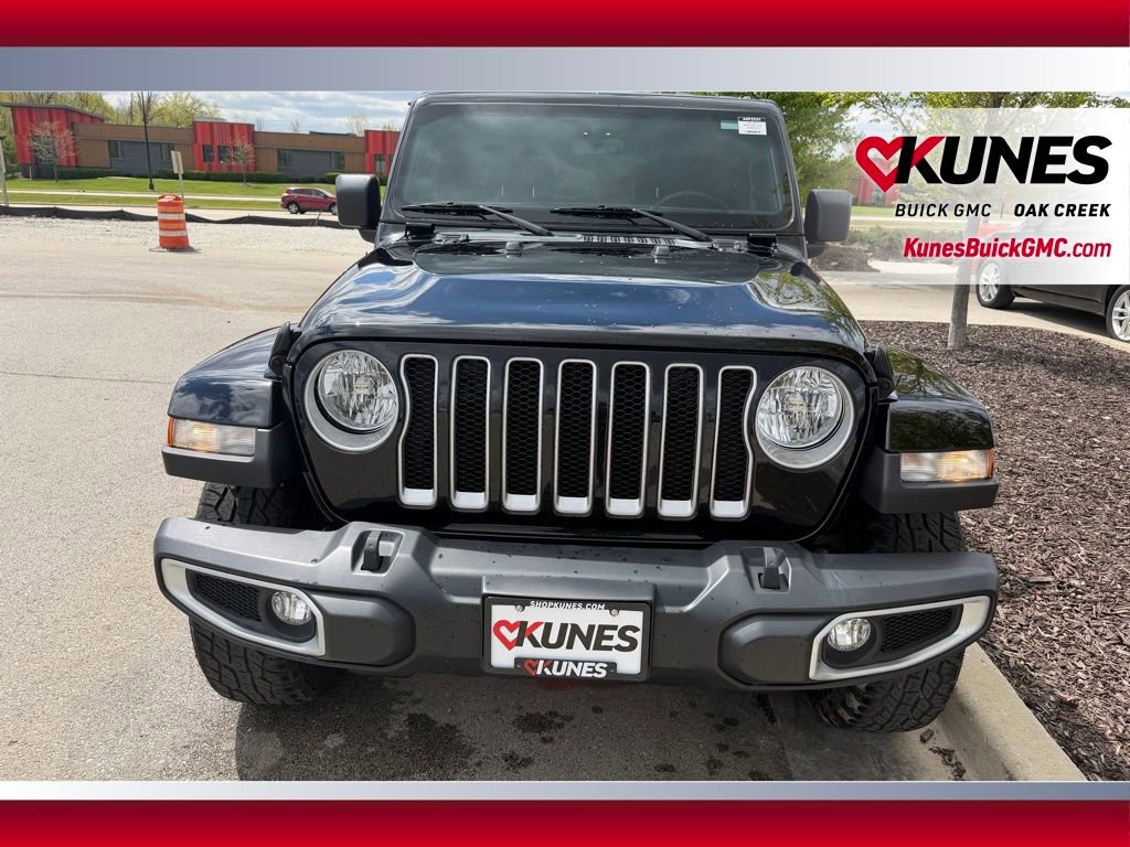 Used 2021 Jeep Wrangler Unlimited Sahara w/ Uconnect 4C Nav & Sound Group AWD/4WD image 3
