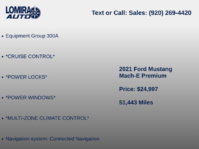 Used 2021 Ford Mustang Mach-E Premium AWD/4WD image 6