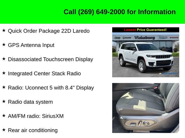 New 2026 Jeep Grand Cherokee L Laredo AWD/4WD image 6