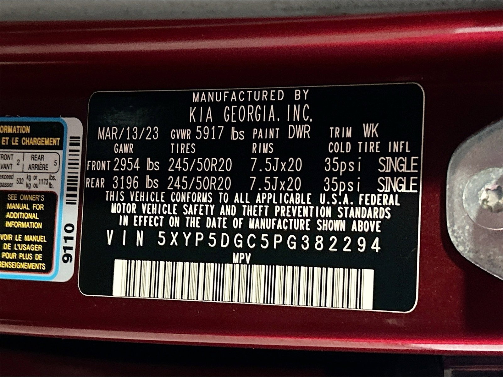 Used 2023 Kia Telluride SX image 35