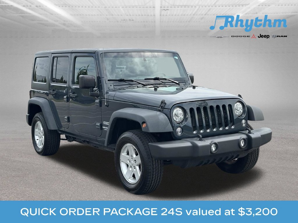 Used 2017 Jeep Wrangler Unlimited Sport w/ Quick Order Package 24S