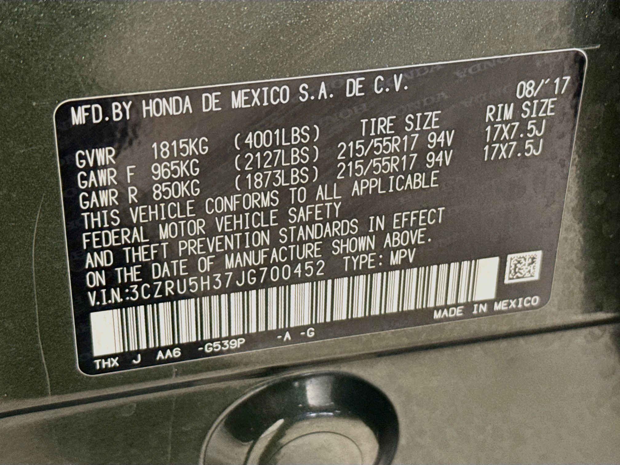 Used 2018 Honda HR-V LX image 36
