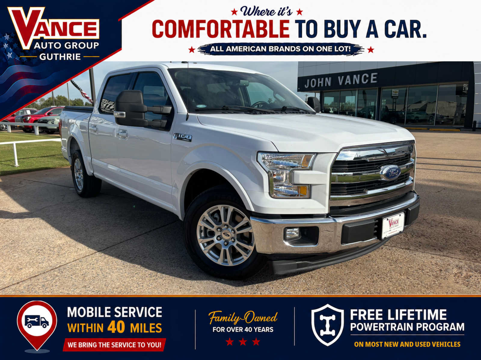 Used 2017 Ford F150 Lariat w/ Equipment Group 501A Mid