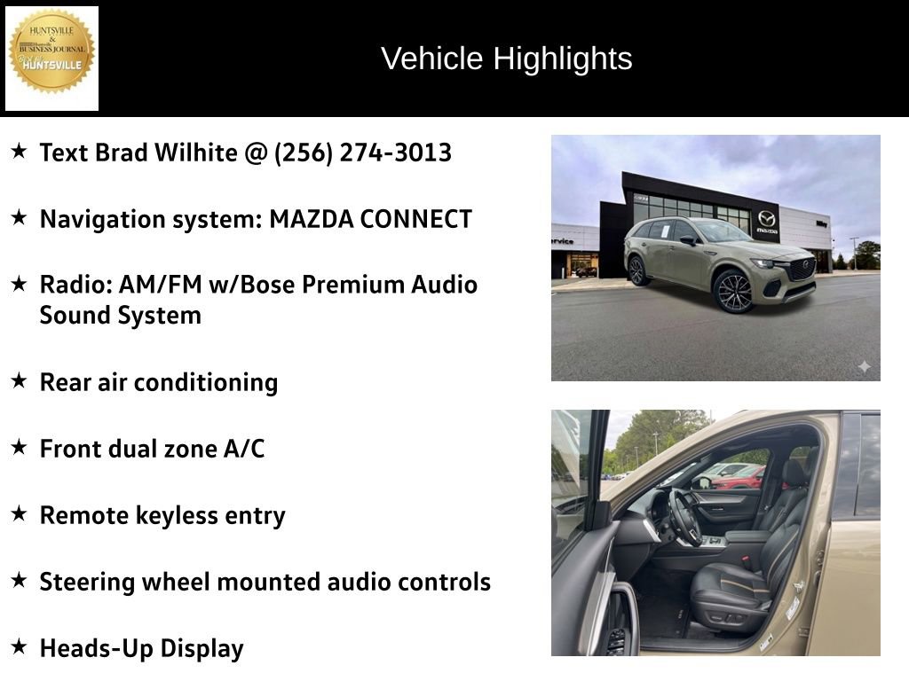 Certified 2025 MAZDA CX-70 3.3 Turbo S w/ Premium Package image 6