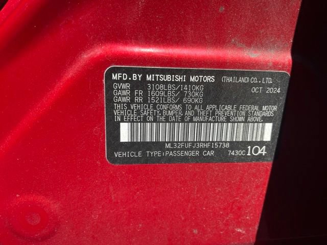 Used 2024 Mitsubishi Mirage G4 ES FWD image 26
