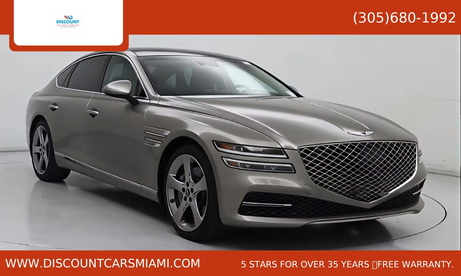 Used 2021 Genesis G80 3.5T w/ Prestige Package image 1