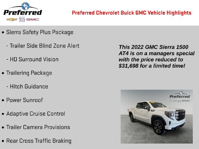 Used 2022 GMC Sierra 1500 AT4 w/ AT4 Premium Package AWD/4WD image 6