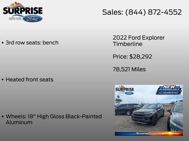 Certified 2022 Ford Explorer Timberline AWD/4WD image 19