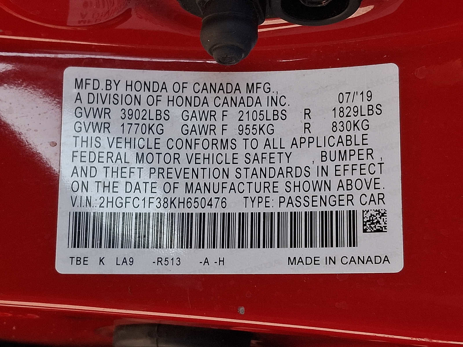 Used 2019 Honda Civic EX image 26