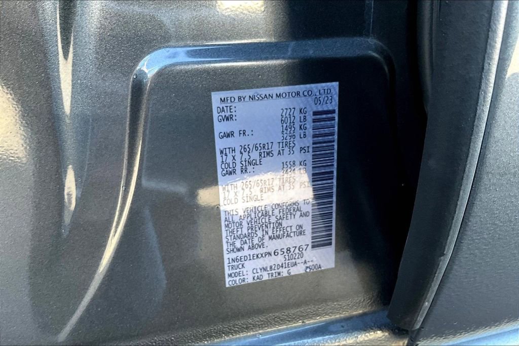 Used 2023 Nissan Frontier SV w/ Tow Package image 19