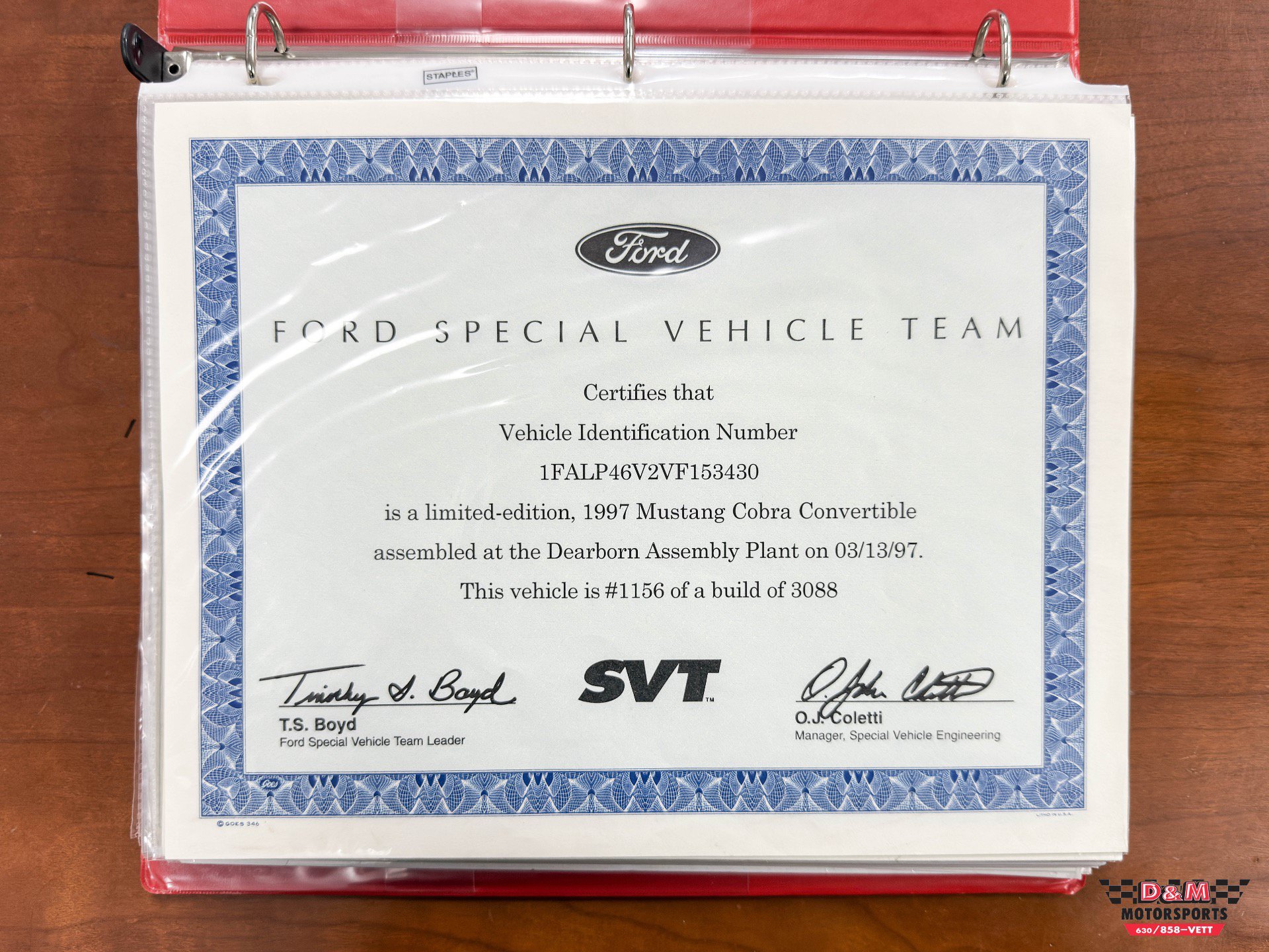 Used 1997 Ford Mustang SVT Cobra RWD image 65