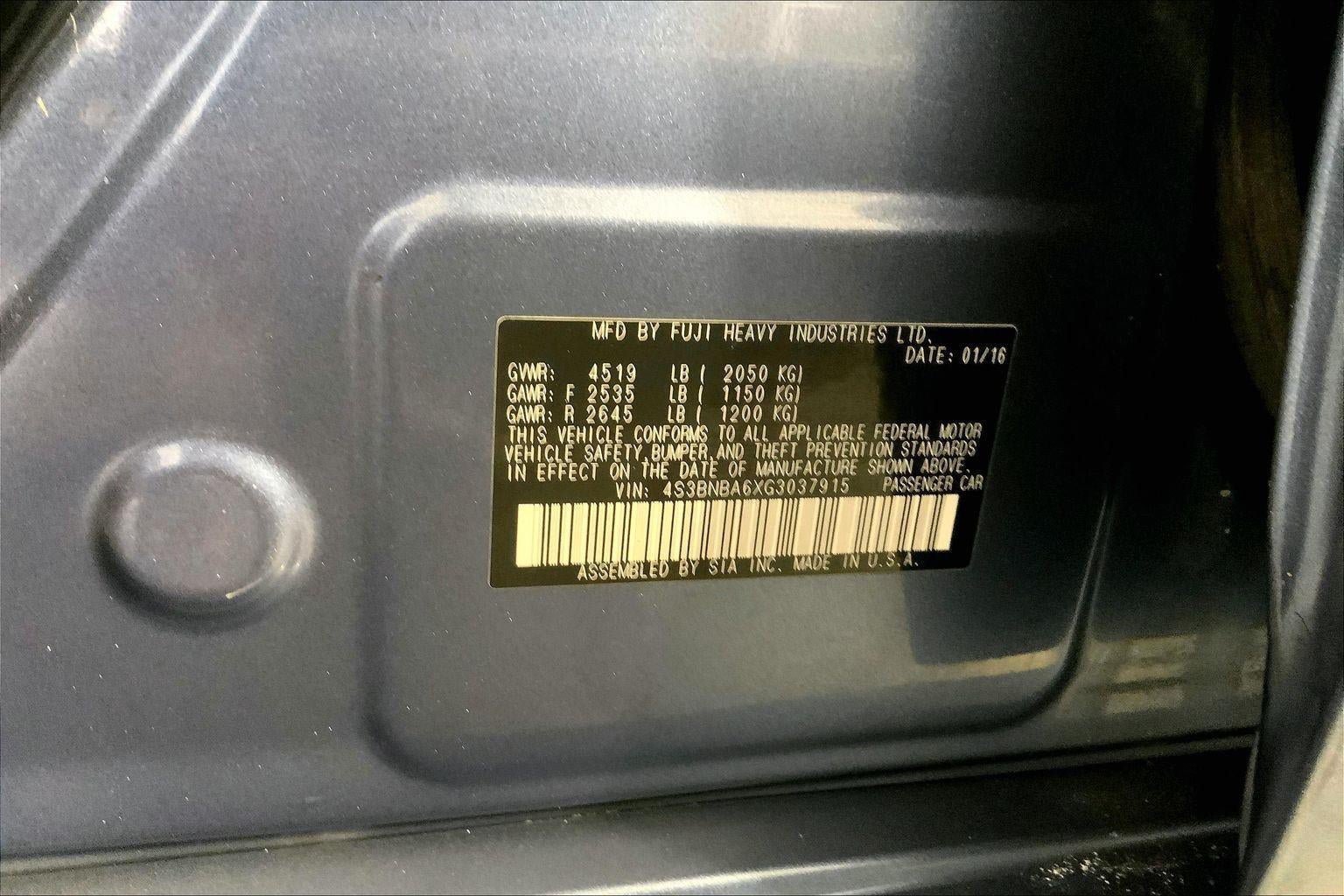 Used 2016 Subaru Legacy 2.5i AWD/4WD image 31