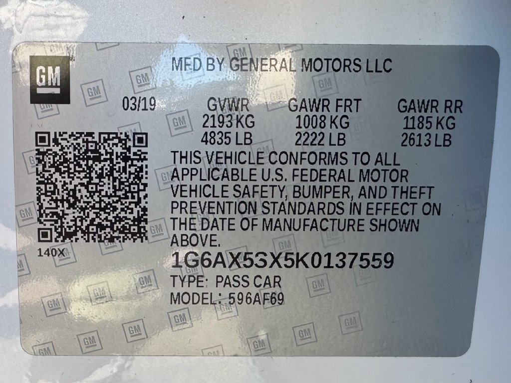 Used 2019 Cadillac CTS Luxury AWD/4WD image 14