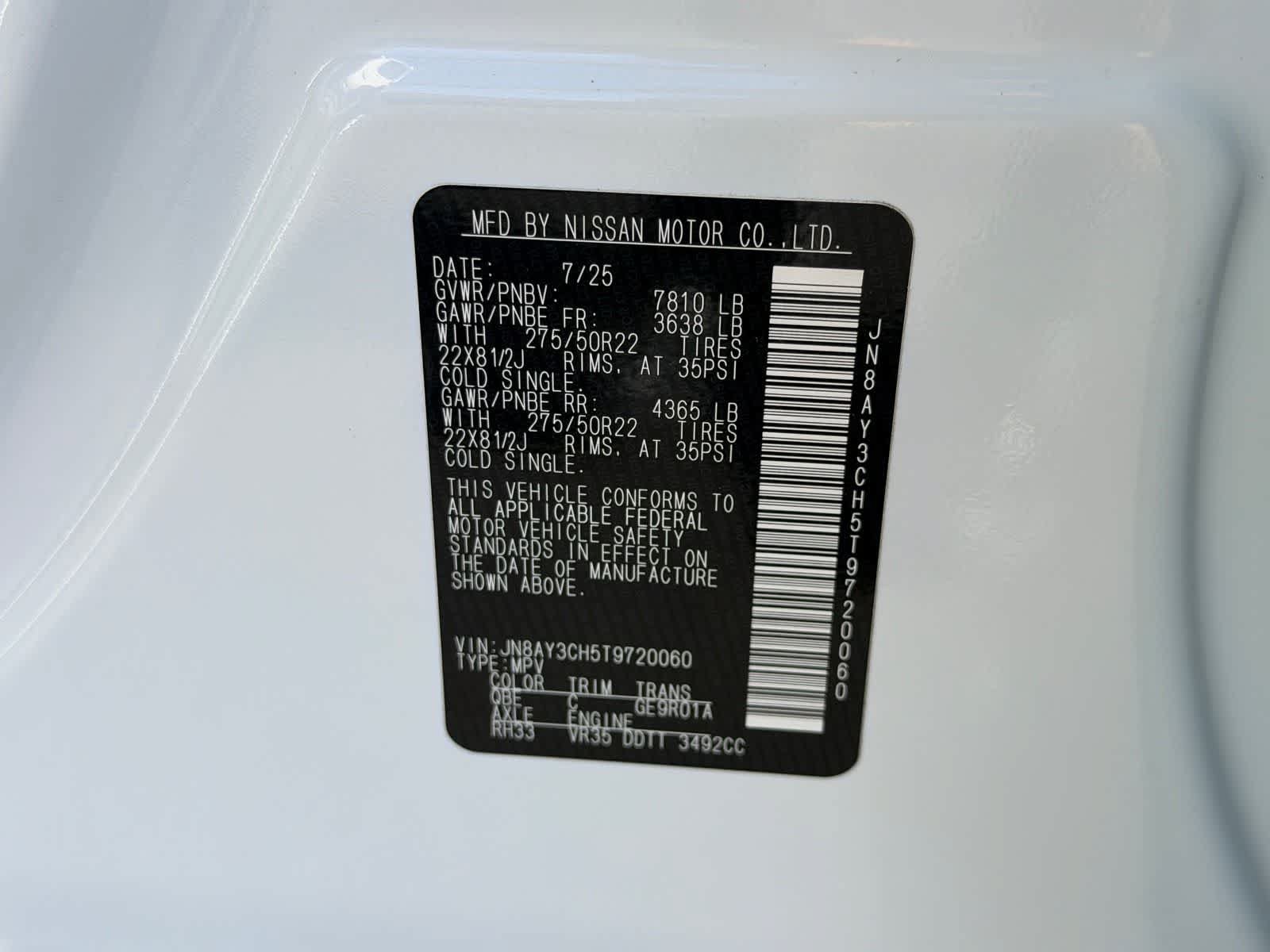 Certified 2026 Nissan Armada Platinum Reserve AWD/4WD image 24