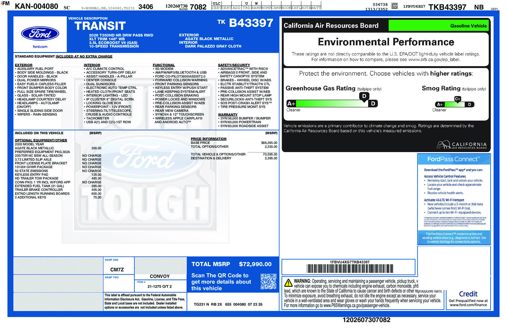 New 2026 Ford Transit 350 XLT RWD image 29