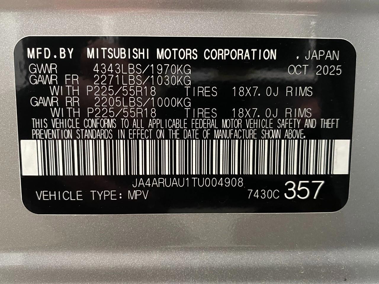 New 2026 Mitsubishi Outlander Sport ES image 27