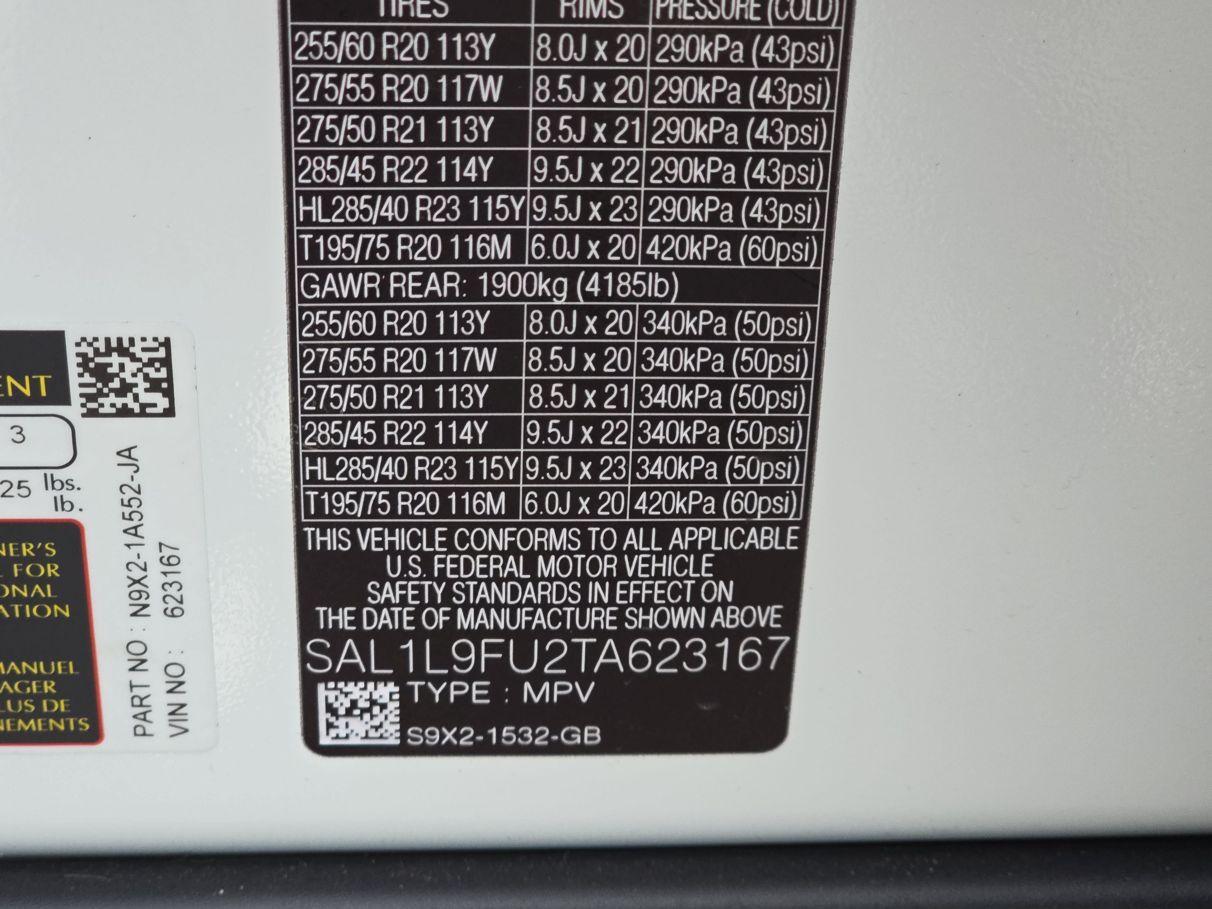 New 2026 Land Rover Range Rover Sport Dynamic SE AWD/4WD image 36
