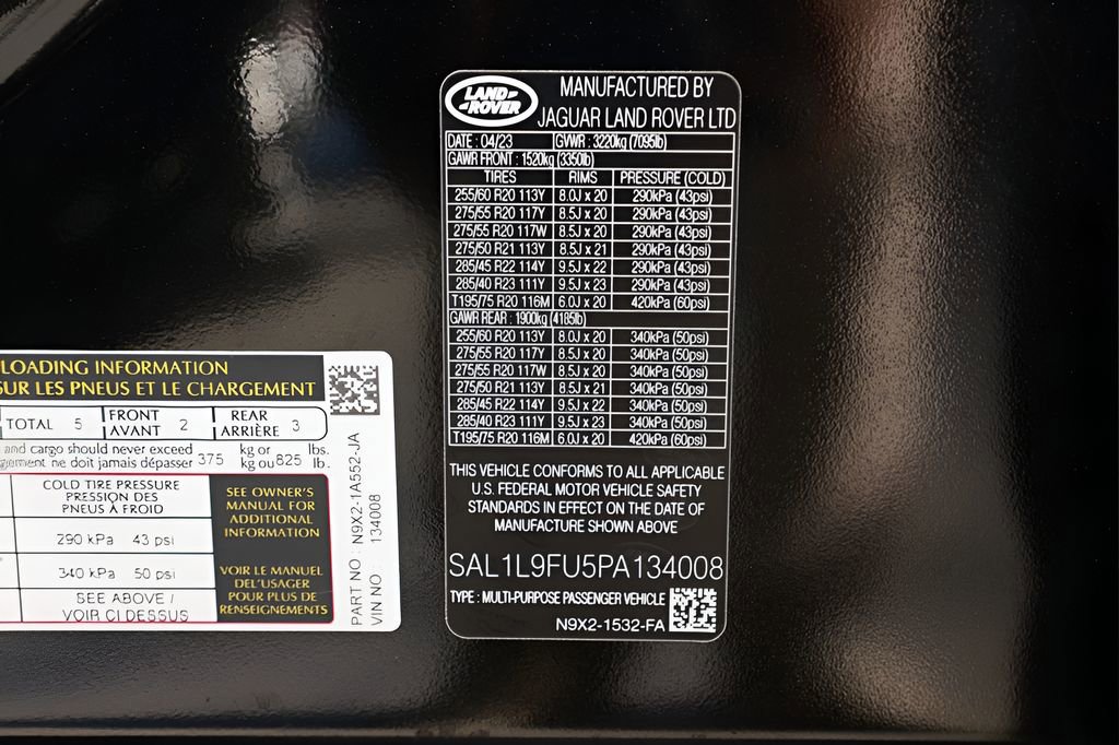 Used 2023 Land Rover Range Rover Sport SE Dynamic image 33