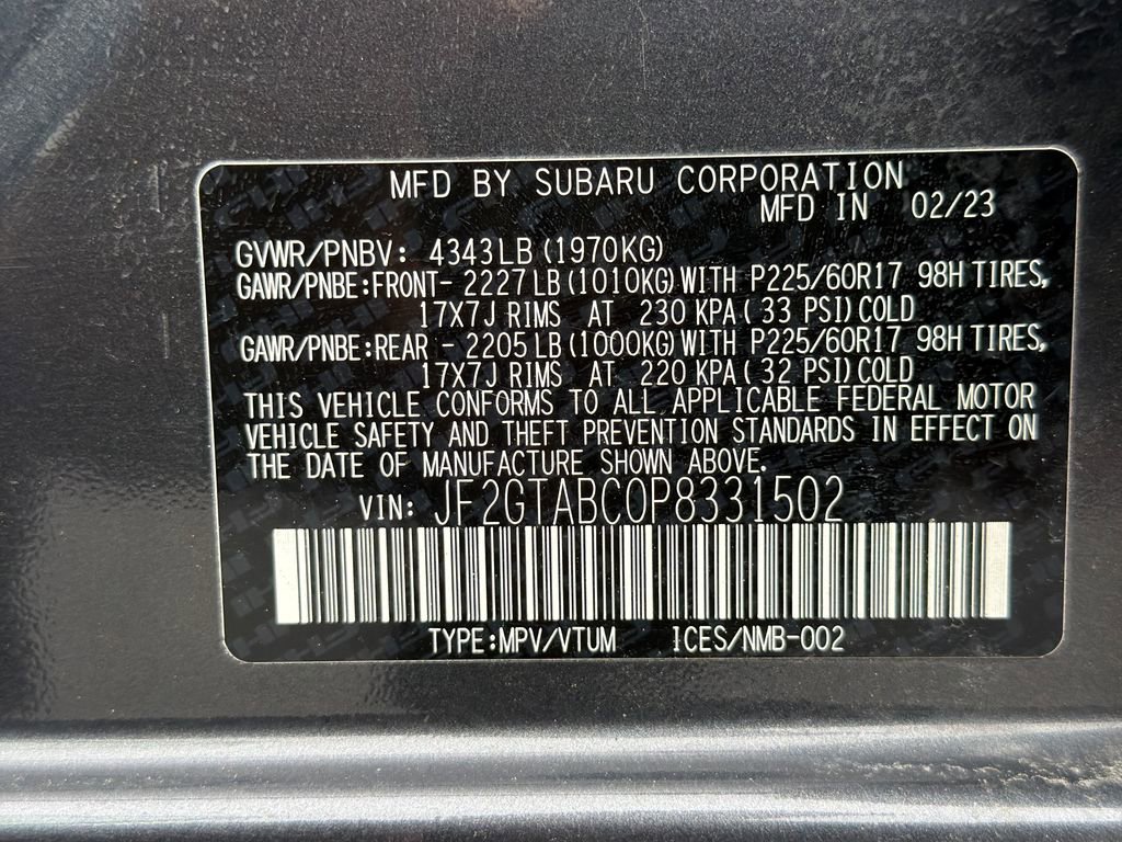 Certified 2023 Subaru Crosstrek 2.0i image 50