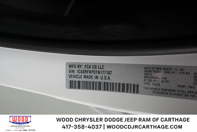New 2026 RAM 1500 Tungsten w/ Off Road Group AWD/4WD image 27