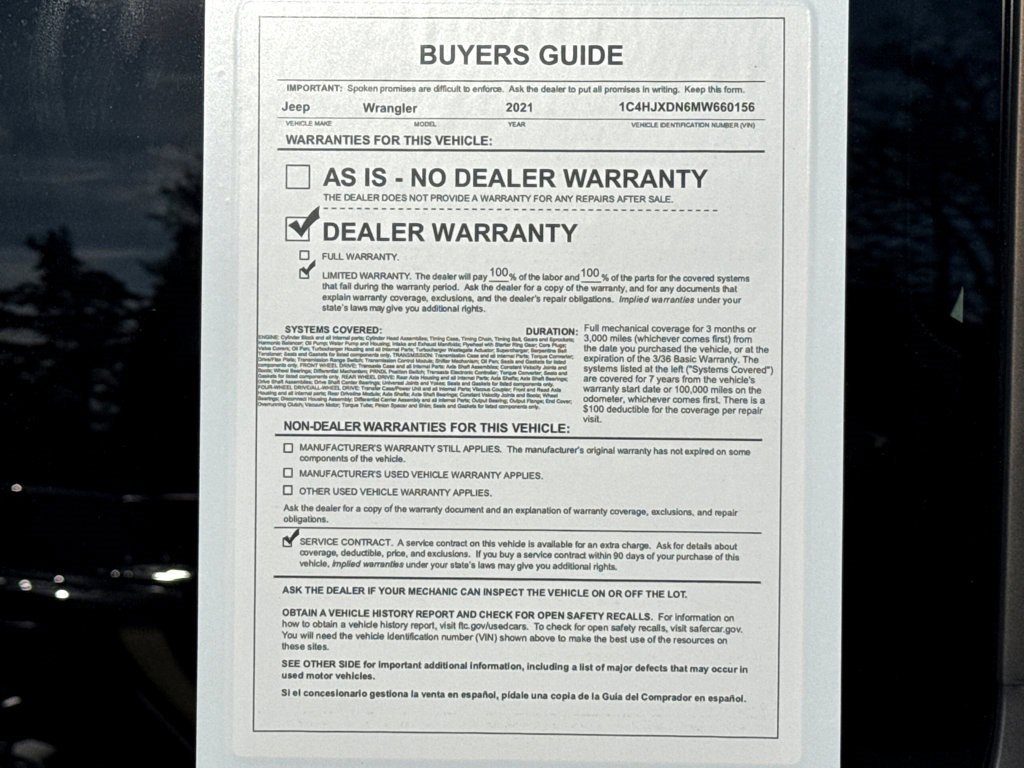 Certified 2021 Jeep Wrangler Unlimited Sport image 26