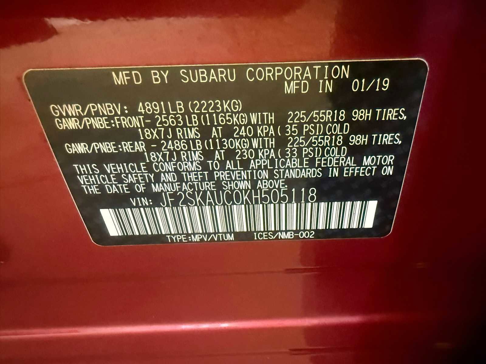 Used 2019 Subaru Forester Limited AWD/4WD image 40