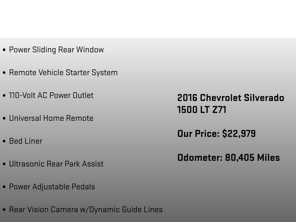 Used 2016 Chevrolet Silverado 1500 LT w/ All Star Edition image 24