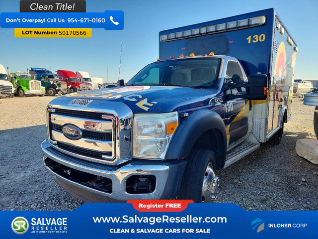 Used 2016 Ford F450 XLT w/ Ambulance Prep Package