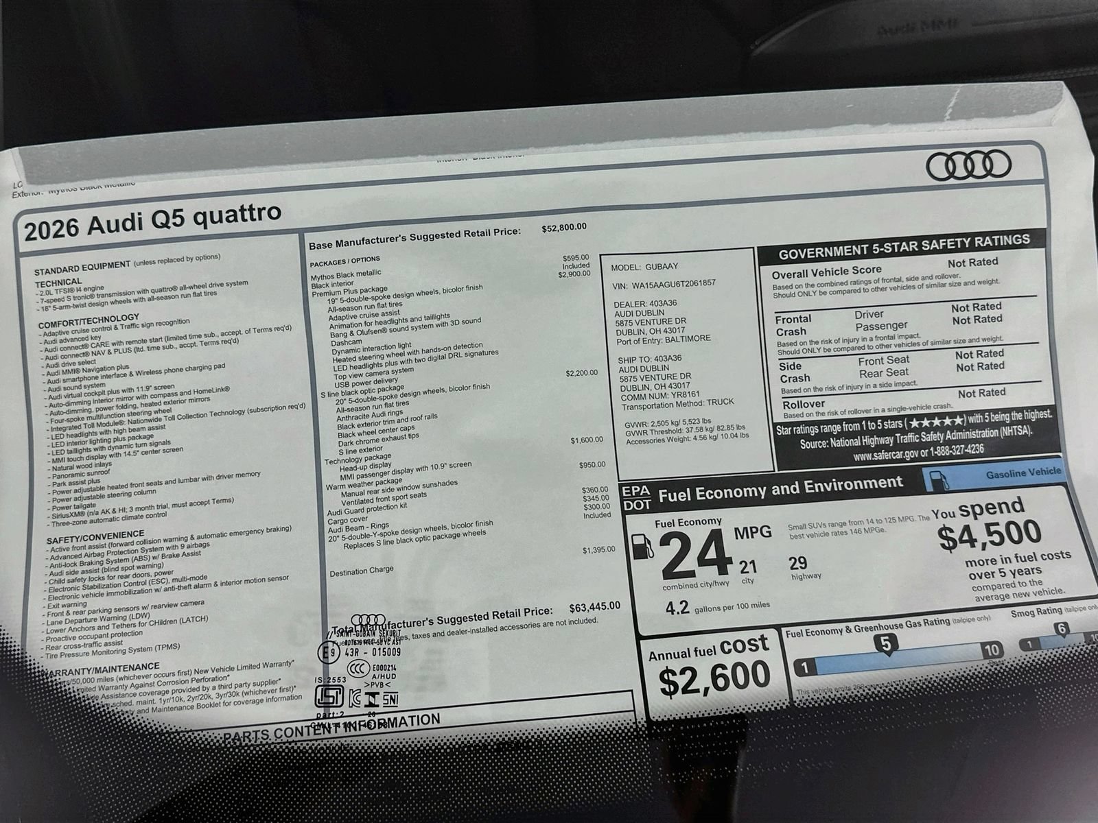 New 2026 Audi Q5 Premium Plus AWD/4WD image 47