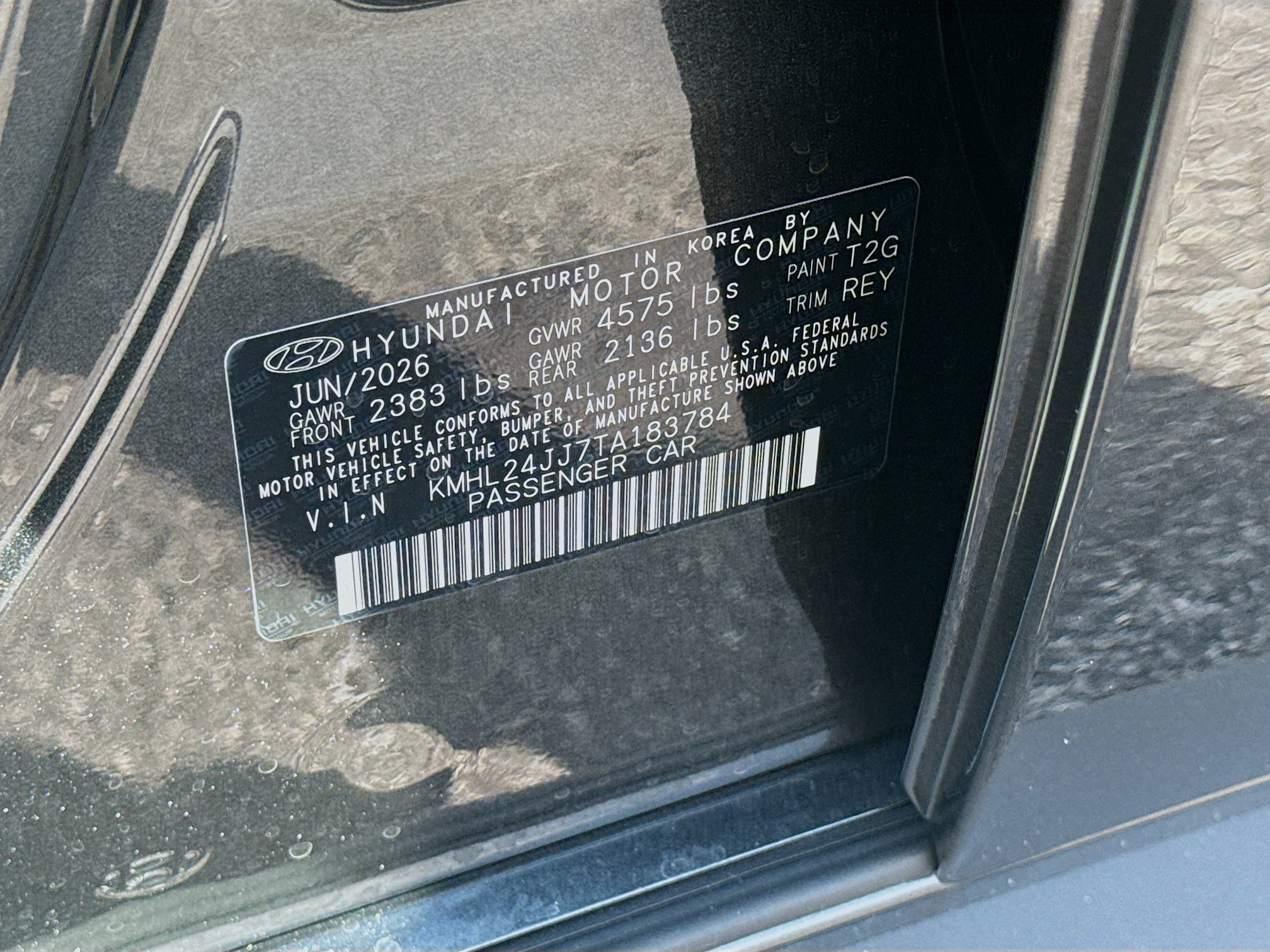 New 2026 Hyundai Sonata Blue FWD image 25