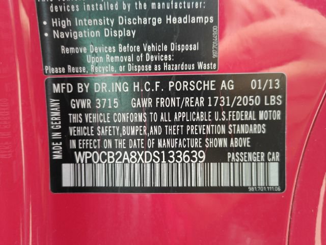 Used 2013 Porsche Boxster S RWD image 45