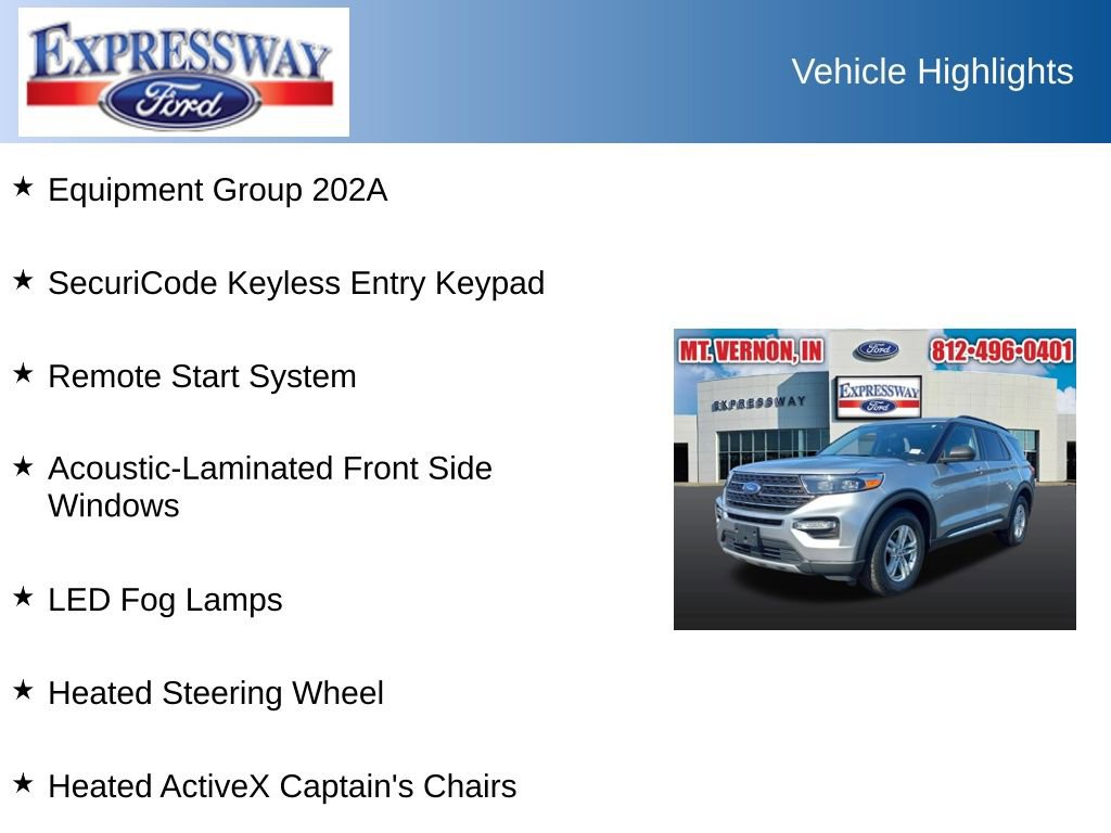 Used 2023 Ford Explorer XLT w/ Equipment Group 202A AWD/4WD image 2
