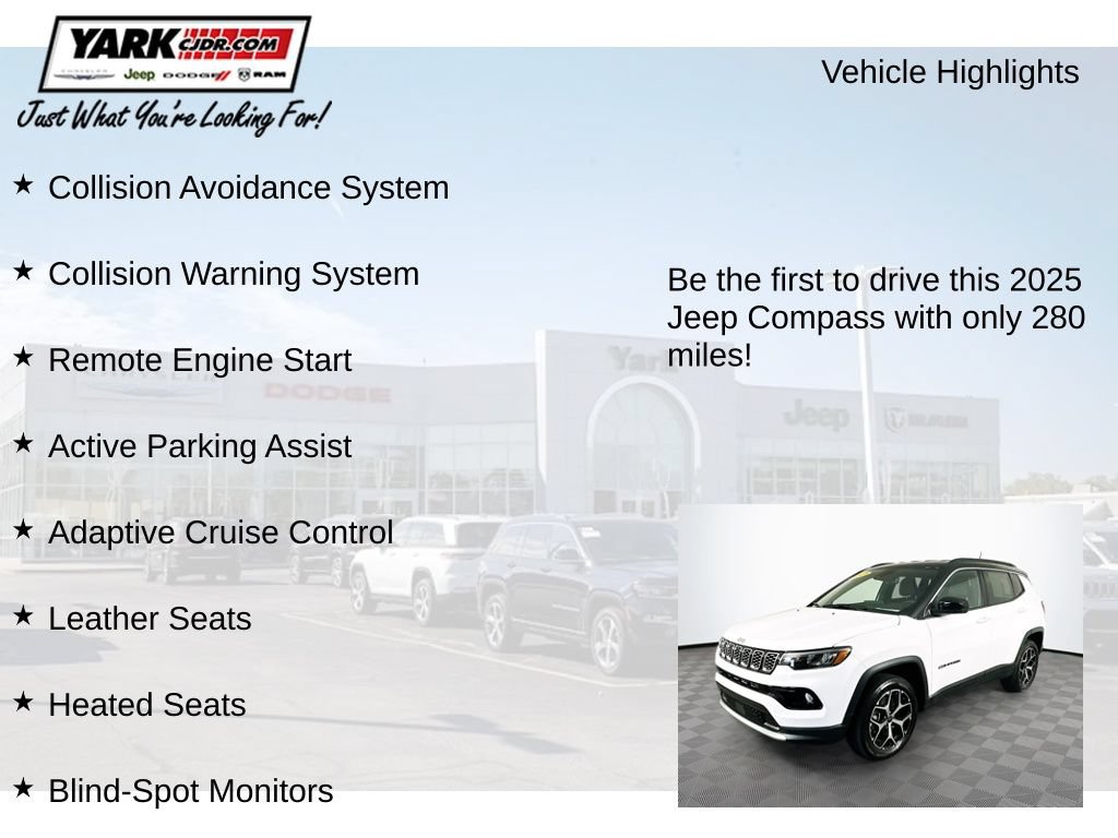 Used 2025 Jeep Compass Limited AWD/4WD image 12