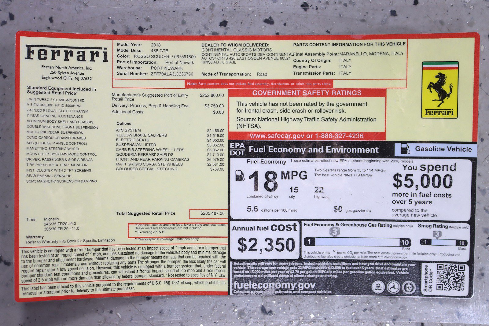 Used 2018 Ferrari 488 GTB image 40